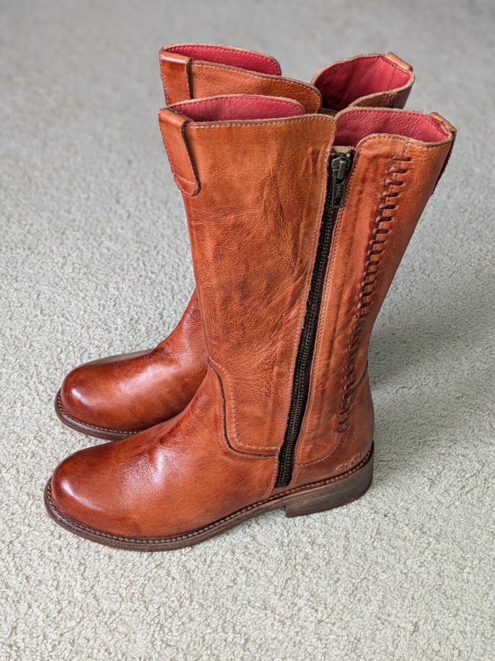 BedStu 'Latifah' Full-Grain Leather Boots (women's 6.5)